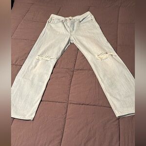 Levi’s’ low pro straight Distressed Jeans